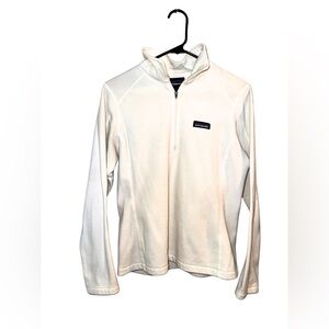 PATAGONIA Fleece Quarter Zip Cream Pullover Size Small